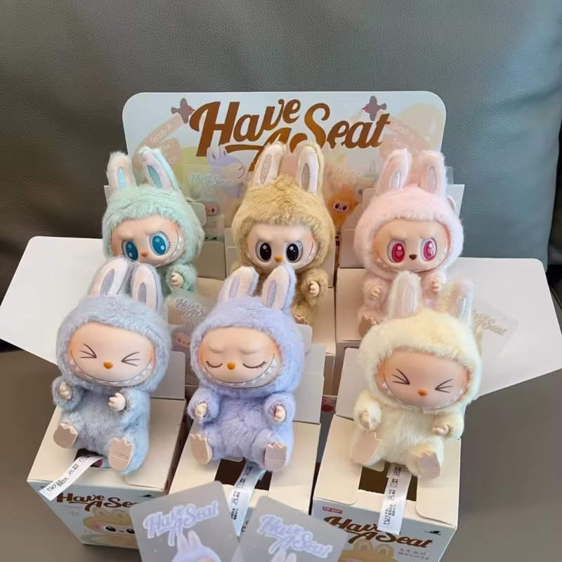 Anime blind box figure Labubu “The Monster Has a Seat” doll collection is great care to cater to all anime enthusiasts