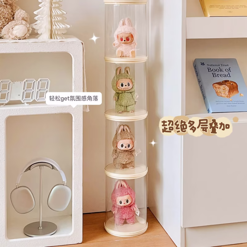 Show off your Labubu collection with this stylish Labubu Plush Doll Hand Blind Box storage - Image 4