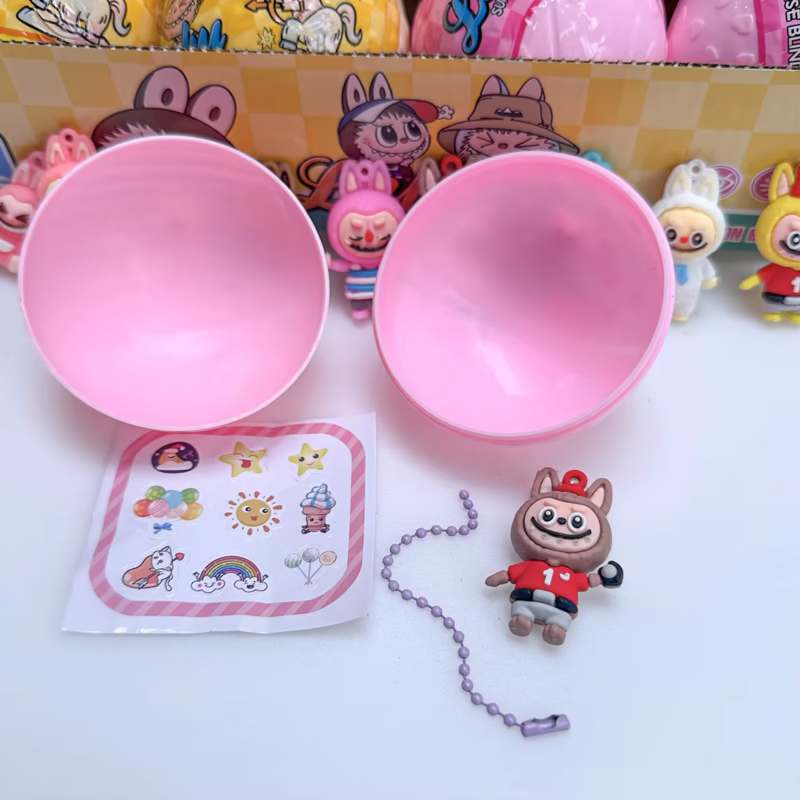 Kawaii Toys Labubu Twisted Egg Blind Box Surprise Box Cartoon Adorable Figure Pendant Ornament Pendant Keychain - Image 4