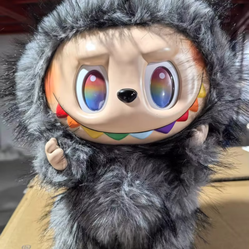 New 38cm The Monster Labubu Series Zimomo Big Angel Creative Doll Vinyl Pendant Doll Model Toys for Birthday Presents are avaliable