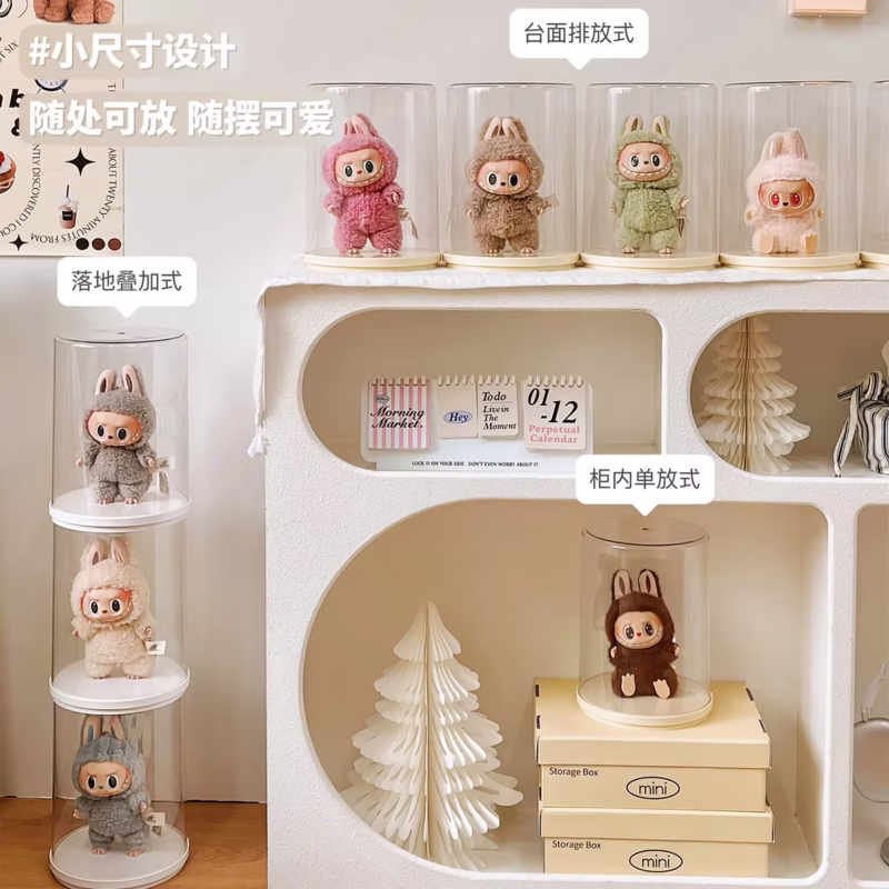 Show off your Labubu collection with this stylish Labubu Plush Doll Hand Blind Box storage