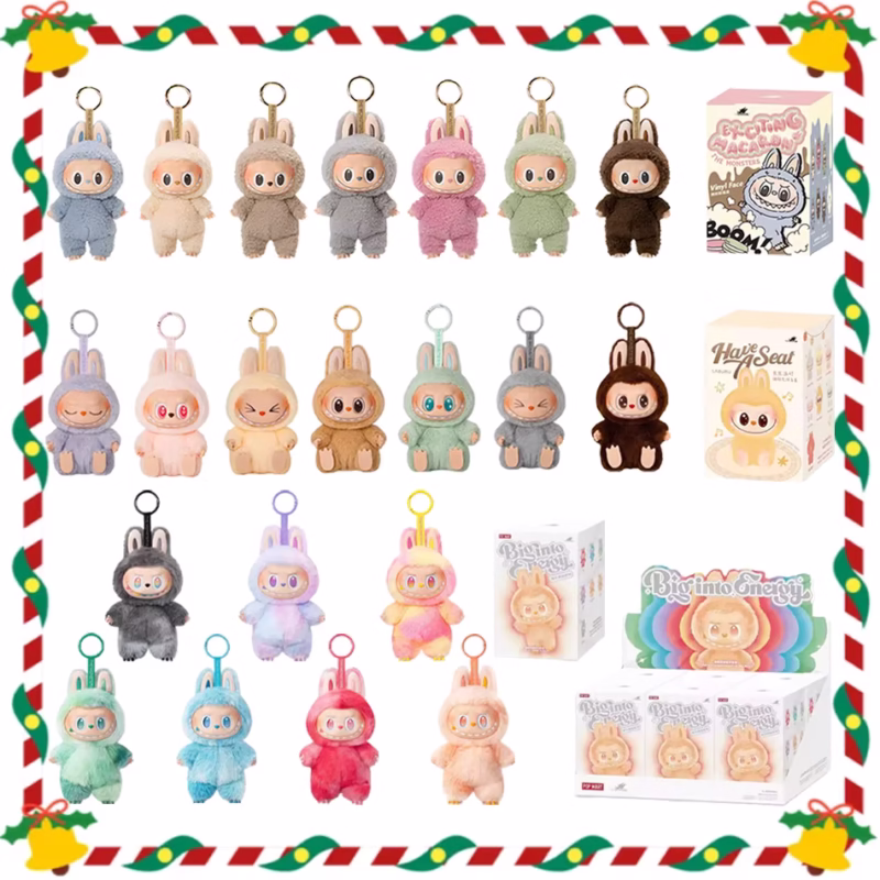 Adorable Keychain with Labubu Plush Doll is a part of The Monsters Box which includes Toy - Image 3