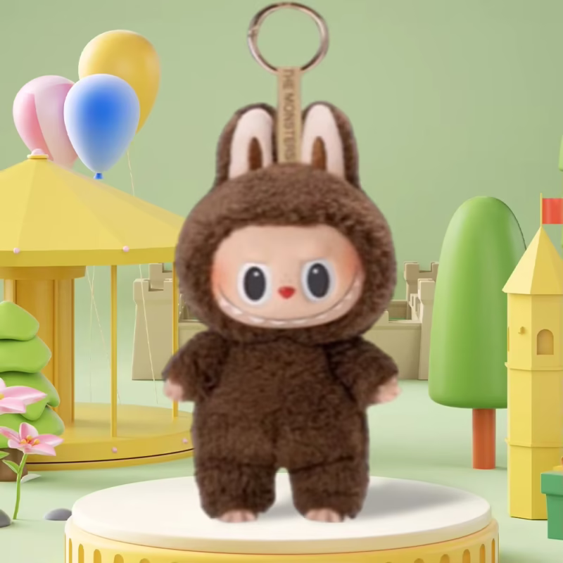 Kawaii Backpack Charm with Labubu Plush Doll New Vinyl Doll Pendant Decoration Gift: The Monsters Box Toy - Image 3