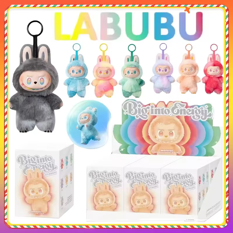 New Third Generation Monster Have A Seat Blind Box Series Available Bubble Doll Labubu Action Figure Plush Keychain