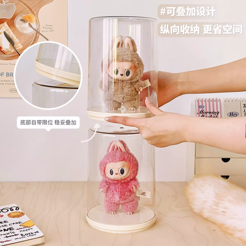 Show off your Labubu collection with this stylish Labubu Plush Doll Hand Blind Box storage - Image 3