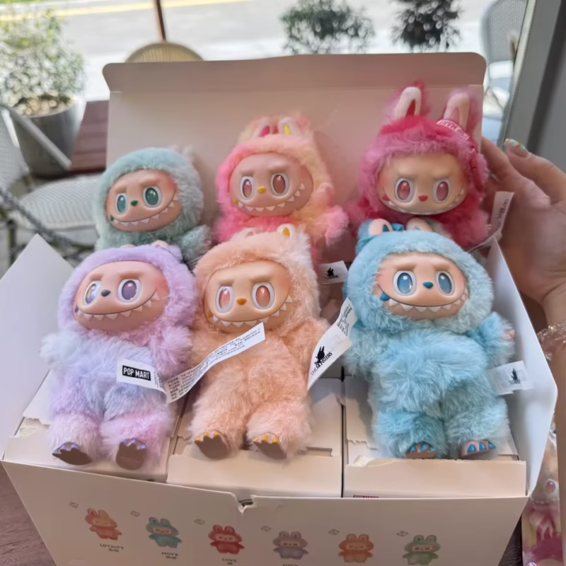 Labubu The Monsters V3 Series Animated Characters Blind Box Teddy Vinyl Base Toy Children’s Gift: Mysterious Surprise Box Keychain - Image 4