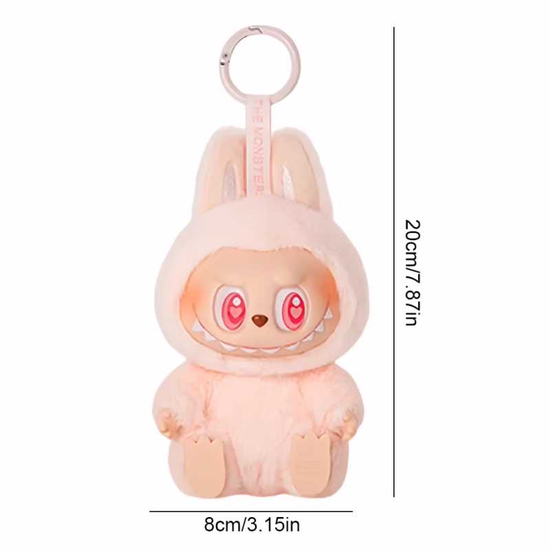 Kawaii Monster Replica Labubu Have A Seat Series PVC Pendant Doll Model Toyodel Toy Birthday Present: Keychain Toy - Image 5