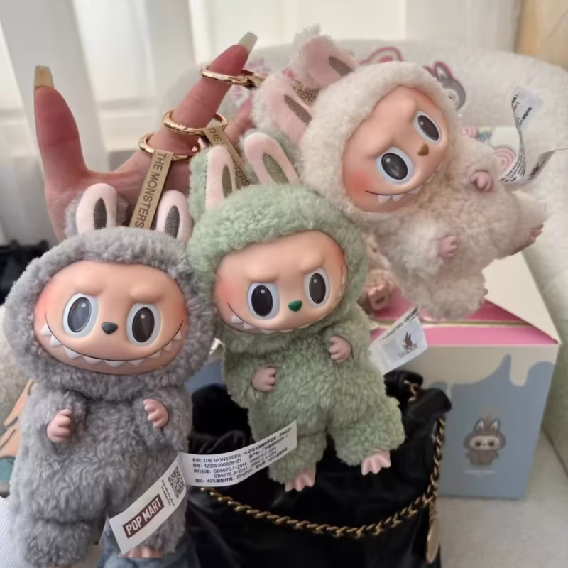 Alluring Anime Character Available: Kawaii Monster Imitate Labubu Blind Box Toy Series Pendant Doll Model Anniversary Gift: Keychain Toy - Image 3